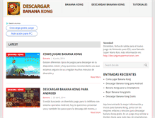 Tablet Screenshot of descargarbananakong.net